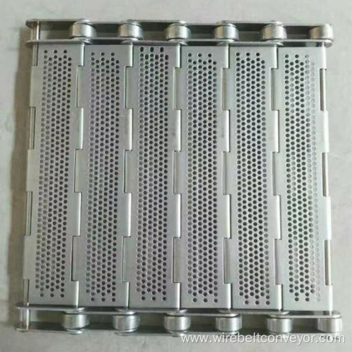 High Temperature Metal Chain Plate Mesh Conveyor Belt